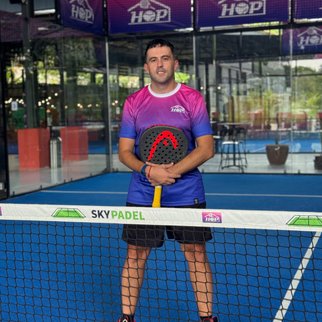 German Streitenberger padel coach